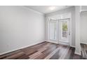 Dining area with patio access and hardwood floors at 130 River Landing Dr # 7208, Charleston, SC 29492