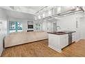 Open concept kitchen with island and stainless steel appliances at 265 Alexandra Dr # 10, Mount Pleasant, SC 29464