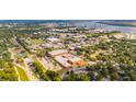 Aerial view of a town with houses, businesses, and a river at 4430 Beaver St, North Charleston, SC 29405