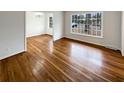 Hardwood floors and open concept living and dining area at 105 Gambels Ln, Summerville, SC 29485