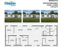 3 bed, 2 bath manufactured home floor plan, 1791 sq ft at 126 Addison Rd, Harleyville, SC 29448