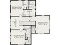Second floor plan with three bedrooms, two baths, and a loft at 2038 Ironstone Aly # 17, Charleston, SC 29407