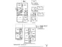Two-story home floor plan, showing an open concept living area and multiple bedrooms at 323 Hillman Trl Dr, Moncks Corner, SC 29461
