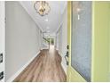 Bright entryway with hardwood floors leading to living areas at 327 Great Lawn Dr, Summerville, SC 29486