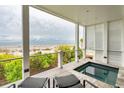 Private plunge pool with ocean views on a spacious deck at 58 Grand Pavilion Blvd, Isle of Palms, SC 29451