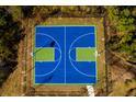Community outdoor basketball court with blue and green surface at 189 W Bradford Pointe Dr, Summerville, SC 29486