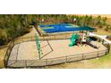 Aerial view of playground and basketball court at 225 W West Bradford Pointe Dr, Summerville, SC 29483