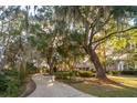 Long driveway leading to charming home with mature trees at 2281 Portside Way, Charleston, SC 29407