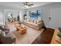Bright living room features hardwood floors, and neutral decor at 1104 Berkeley St, Hanahan, SC 29410