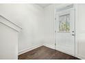Bright entryway with hardwood floors and staircase at 8202 S Antler Dr, North Charleston, SC 29406