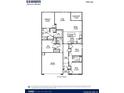 First floor plan showcasing a spacious layout with 2 bedrooms and covered patio at 6238 Gritman Dr, Hollywood, SC 29470