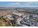 Aerial view of townhome community near water at 663 Mclernon Trce, Johns Island, SC 29455