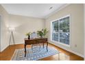 Home office with hardwood floors and large window at 1014 Ariel Ct, Summerville, SC 29485