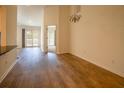 Bright dining room with hardwood floors and access to balcony at 2323 Tall Sail Dr # F, Charleston, SC 29414