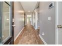 Bright foyer with hardwood floors and neutral walls at 219 Greenwich Dr, Summerville, SC 29486