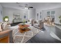 Spacious living room with hardwood floors and neutral decor at 217 Forsythia Ave, Summerville, SC 29483