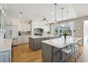 Open concept kitchen with two large islands and a stunning view at 2737 Sarazen Dr, Mount Pleasant, SC 29466