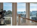 Stunning ocean view from a bright, spacious living area at 4001 Palm Blvd, Isle of Palms, SC 29451