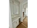 Built-in kitchen cabinets and quartz countertops at 1894 Grover Rd, Johns Island, SC 29455