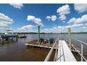 Private dock with seating area and beautiful river views at 4940 Lambs Road Rd, North Charleston, SC 29418