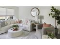 Spacious living room with a comfortable sofa and large window at 519 Parkdale Dr # J, Charleston, SC 29414