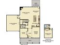 First floor plan featuring Gathering room, kitchen, dining room, and 2-car garage at 107 Pen Shell St, Summerville, SC 29485