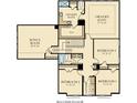 Second floor plan showcasing bonus room, 3 bedrooms, and 2 baths at 107 Pen Shell St, Summerville, SC 29485