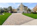 Two-car garage and a long brick driveway at 217 Old Hickory Xing, Johns Island, SC 29455