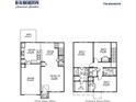 Two-story home floor plan, showing kitchen, bedrooms, and garage at 219 Terrace View Dr, Summerville, SC 29486