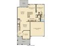 Open-concept first floor layout with a study, dining room, and spacious 2 car garage at 108 Maritime Way, Summerville, SC 29485