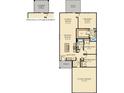 Floorplan featuring an open layout, large owner's suite, and a 2-car garage at 206 Pine Crest View Dr, Summerville, SC 29486