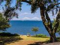 Beautiful view of the bay and bridge from backyard at 528 Wampler Dr, Charleston, SC 29412