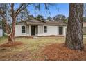 Inviting single-story home with updated exterior, clean lines, and mature tree in the front yard at 981 Margaret Dr, Ladson, SC 29456