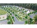 Bird's eye view of homes surrounding a community park and a beautifully landscaped putting green at 1004 Tulip Shell, Summerville, SC 29485