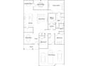 Detailed floor plan showcasing a three-bay garage, owner's suite, great room, and covered patio at 1154 Darling St, Summerville, SC 29485