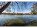 Scenic lake view showcasing calm water and waterfront properties in the distance at 210 Lakeview Dr, Summerville, SC 29485