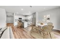 Bright, open-concept kitchen and dining area with modern appliances and stylish decor at 207 West Bradford Pointe Dr, Summerville, SC 29486