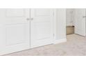 Bedroom with carpet and a closet at 201 Seele St, Lincolnville, SC 29485