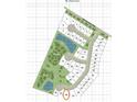 Community map highlighting lot locations, including lot 28, local wetlands and Linconville Road at 4175 Rising Tide Dr, Summerville, SC 29485