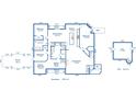 Detailed floor plan of the home showcasing the layout of rooms and overall dimensions at 245 Seven Farms Dr # 330, Charleston, SC 29492