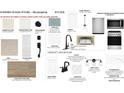 Selections include SW Alabaster paint, Calcatta Gold Silestone countertop, Shaw Pembroke Plus Driftwood flooring, and matte black fixtures at 720 Rumbling Leaf Ln, Summerville, SC 29486