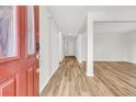 Inviting foyer boasting attractive wood flooring and a bright, airy atmosphere at 105 Waylon Dr, Summerville, SC 29483