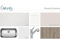 Image displays interior features of the home, including quartz countertop and stainless steel faucet at 909 Dusk Dr, Summerville, SC 29486