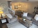 Inviting living room with stylish furnishings, including a comfortable sofa and modern coffee table at 120 Hornby Cir, Goose Creek, SC 29445