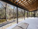 Covered patio with views of the river behind the property at 1195 Michelle Ln, Johns Island, SC 29455