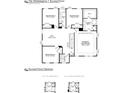 The Wilmington's second floor plan, featuring 4 bedrooms, 2 baths, a loft, and a laundry room at 121 Palfrey Dr, Ridgeville, SC 29472