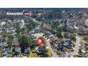 Areal view of community including bodies of water and amenities at 8696 Spring Chapel Ln, North Charleston, SC 29420