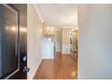 Warm and inviting foyer with hardwood floors and neutral paint colors at 222 Medford Dr, Summerville, SC 29485