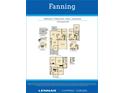 Detailed Fanning floor plan featuring five bedrooms, a study, and spacious living areas at 552 Richfield Way, Summerville, SC 29486