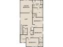 Detailed floor plan showcasing the layout of the second floor at 744 Pisces Ln, Summerville, SC 29486